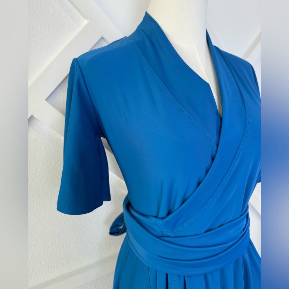 Elhoffer Design Essentials Flutter Sleeve Midi Wr… - image 4